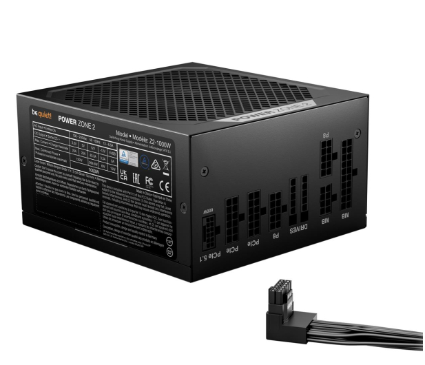 BE QUIET! Power Zone 2 1000W 80 PLUS Platinum ATX 3.1 - 1316295 - zdjęcie 5